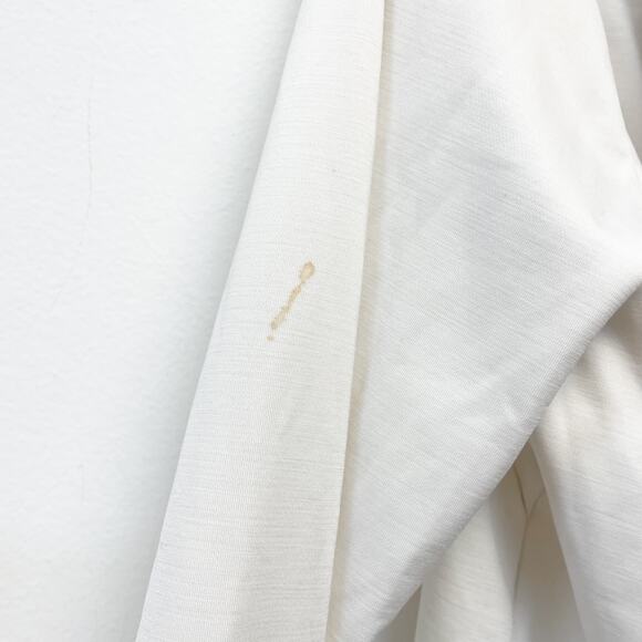 Athleta Women's Boot Camp Pullover Cross Back Hoodie White Size Small - Picture 5 of 8